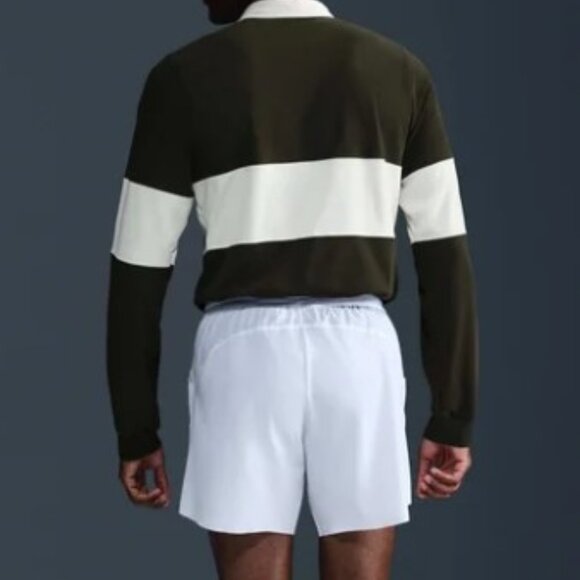 Nike Carlos Alcaraz Rugby Tennis Shirt French Open Size Large IB8141-355 - Picture 5 of 9